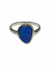 Sterling Silver Semi Black Opal Ring Assortment