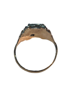 9ct Rose Gold Square Signet Ring