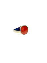 Carnelian Ring in Sterling Silver