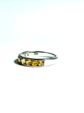 Yellow Sapphire Ring in Sterling Silver