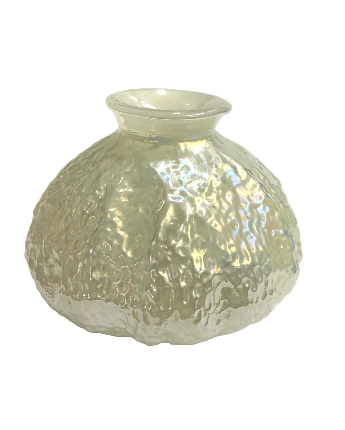 Antique Onion Glass Vase