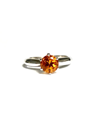 Citrine Ring in Sterling Silver