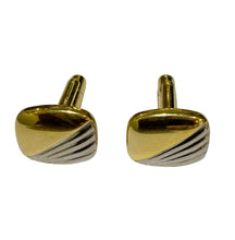 Mixed metal cufflinks