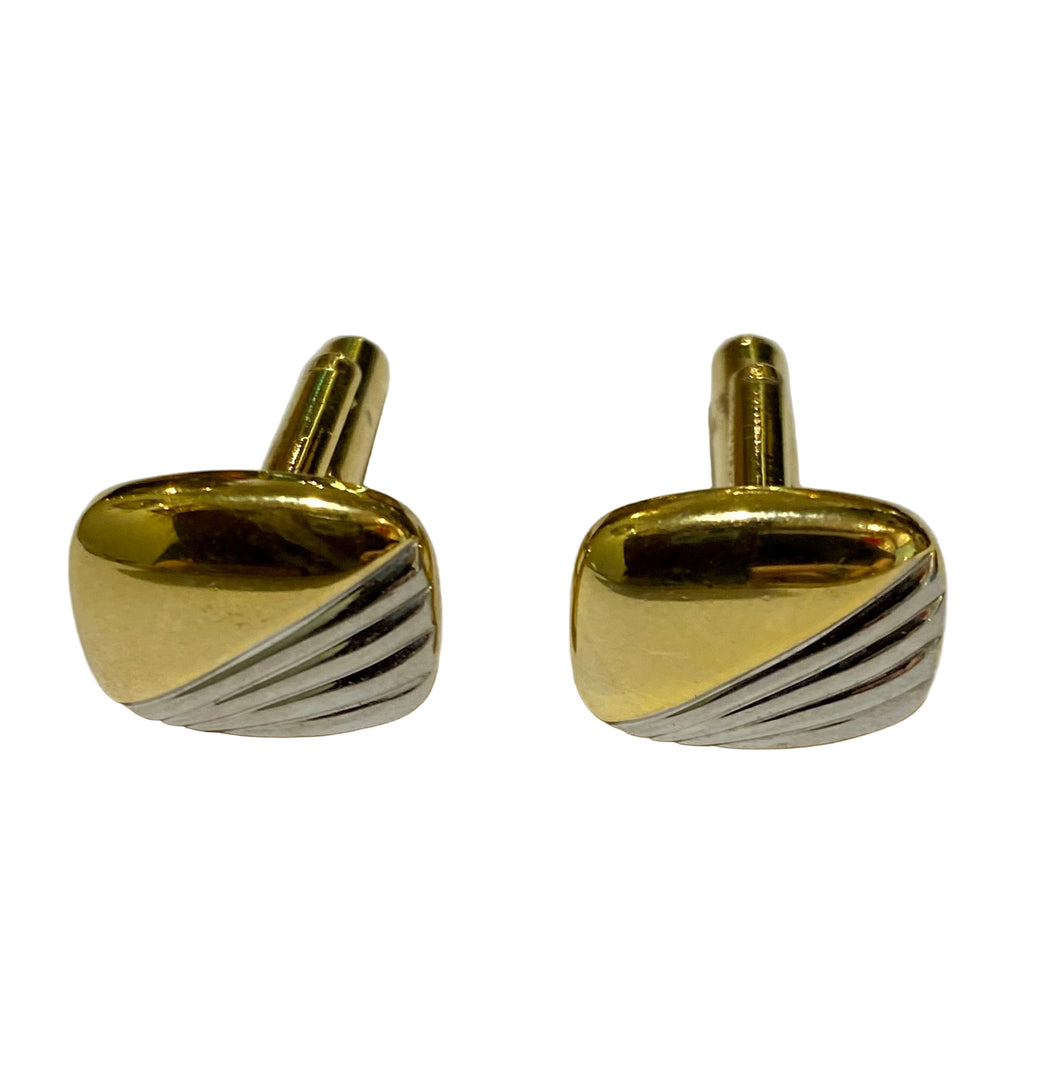 Mixed metal cufflinks