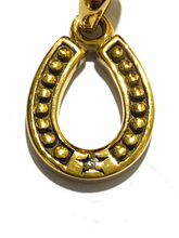 Sterling Silver Gold Plated Horse Shoe Pendant