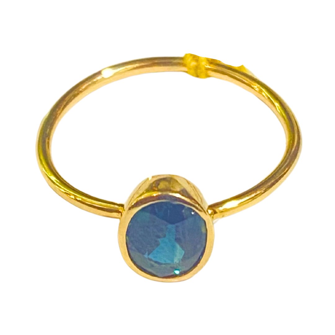 9ct Yellow Gold Sapphire Ring