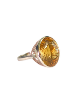 9ct White Gold 42ct Citrine