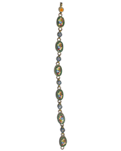 Vintage Italian Micro-mosaic Link Bracelet