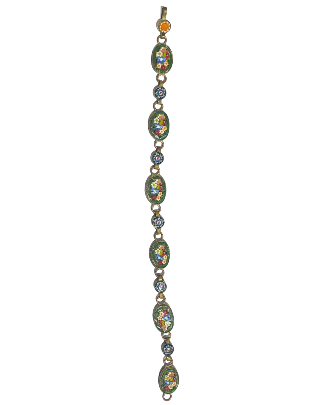 Vintage Italian Micro-mosaic Link Bracelet