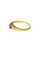 9ct Ruby and Diamond Ring