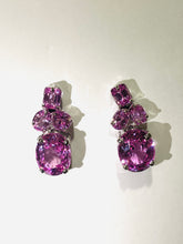 Pink Topaz Sterling Silver Stud Earrings