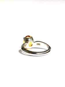 Citrine Ring in Sterling Silver