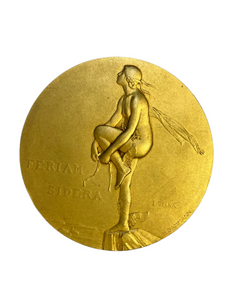 Bronze Antique French Medallion