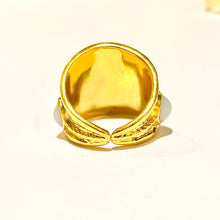 Sterling Silver Gold Plated Turquoise, Coral and Lapis Lazuli Scarab Ring