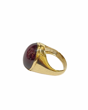 9ct Yellow Gold Star Ruby Cocktail Ring