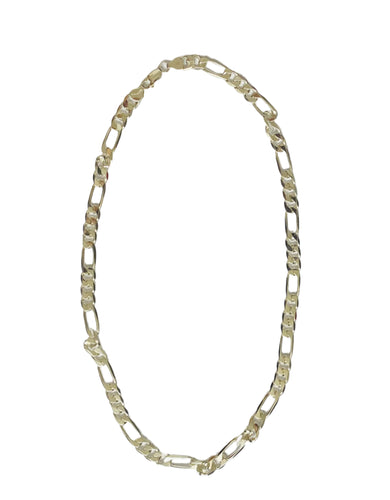 Sterling Silver Figaro Chain