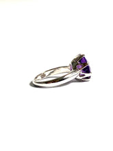 Amethyst Ring in Sterling Silver