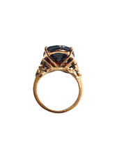 9ct Rose Gold Garnet and Diamond