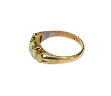 Antique 18ct Gold Opal Bridge Ring