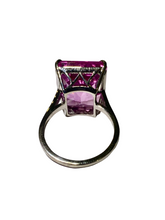 9ct White Gold 10ct Pink Topaz Ring