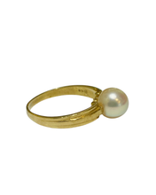 Antique 14ct Yellow Gold Cultured Seed Pearl Ring