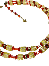 Vintage Vendome Glass and Crystal Beaded Necklace