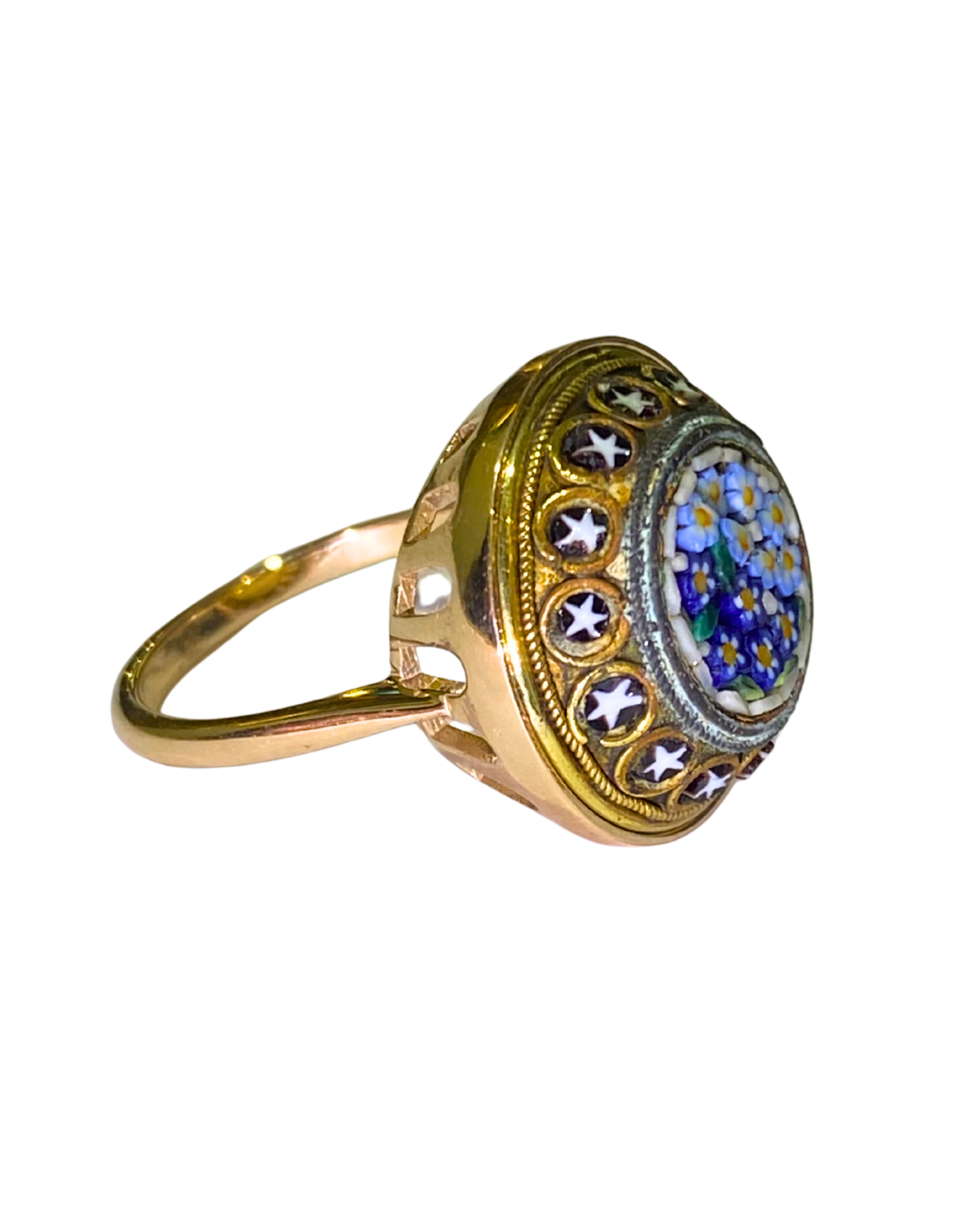 9ct Gold Micro Mosaic Ring
