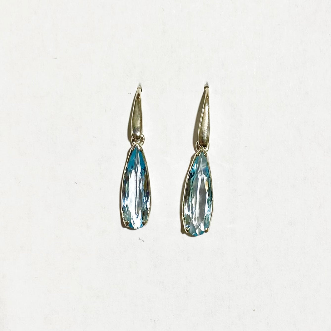 Blue Topaz Sterling Silver earrings