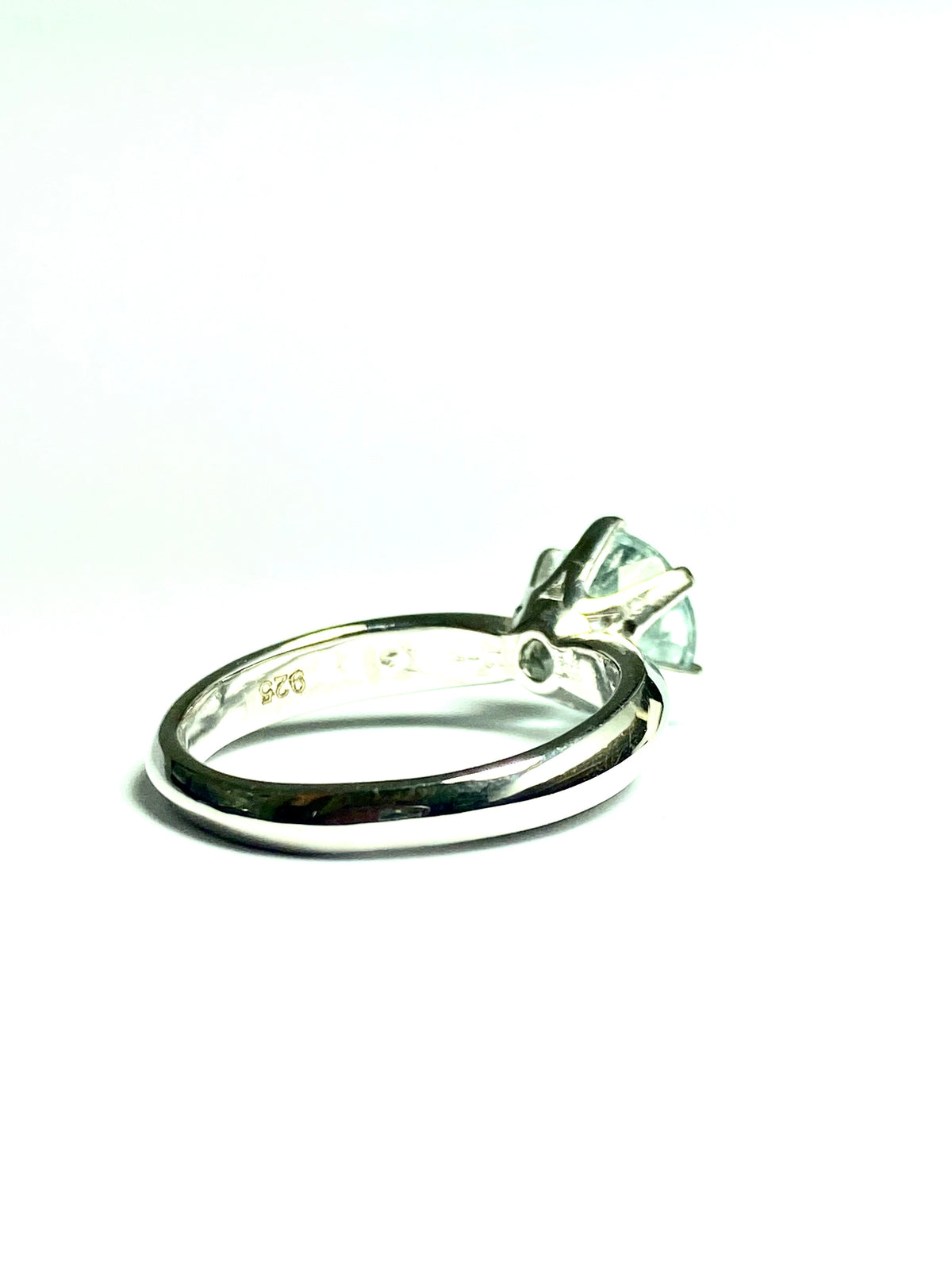 Aquamarine Ring in Sterling Silver
