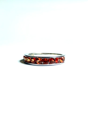 Sapphire Ring in Sterling Silver