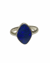 Sterling Silver Semi Black Opal Ring Assortment
