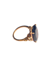 9ct Rose Gold Garnet and Diamond