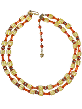 Vintage Vendome Glass and Crystal Beaded Necklace