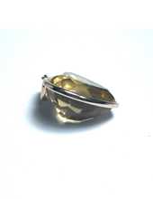 9ct Gold Yellow Topaz Faceted Heart Pendant
