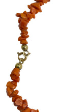 Graduated Branch Coral Necklace