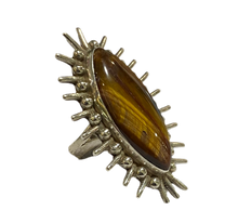 Sterling Silver Tigers Eye Ring