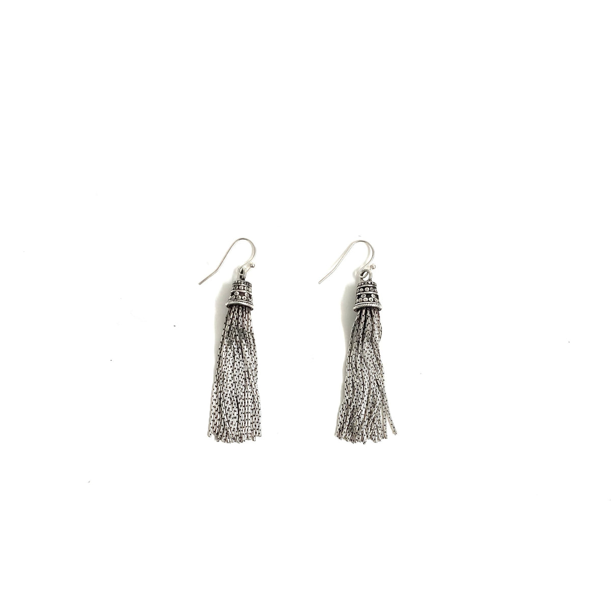 Sterling Silver Tassel Earrings