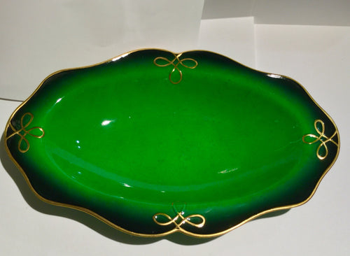 Carltonware 'Bert Royale' Porcelain Serving Plate gold trim