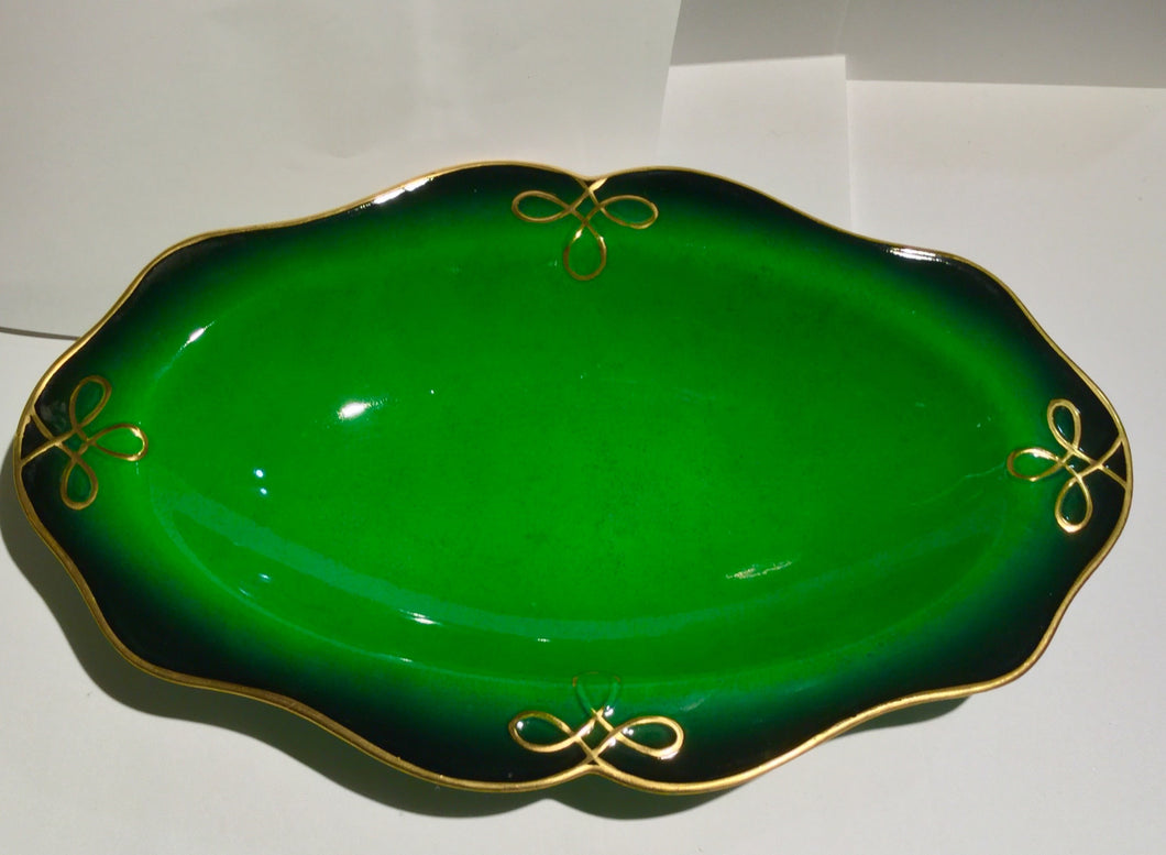 Carltonware 'Bert Royale' Porcelain Serving Plate gold trim