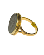 9ct Gold Antique Roman Coin Ring