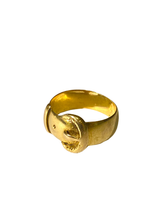 Antique 18ct Yellow Gold Buckle Ring