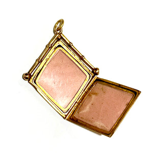 9ct Yellow Gold Angular Locket