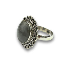 Sterling Silver Grey Moonstone Ring