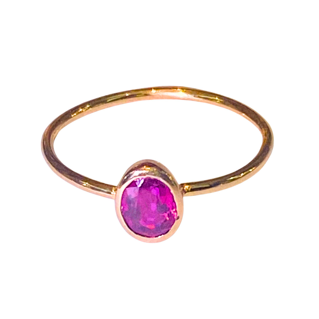 9ct Yellow Gold Ruby Ring