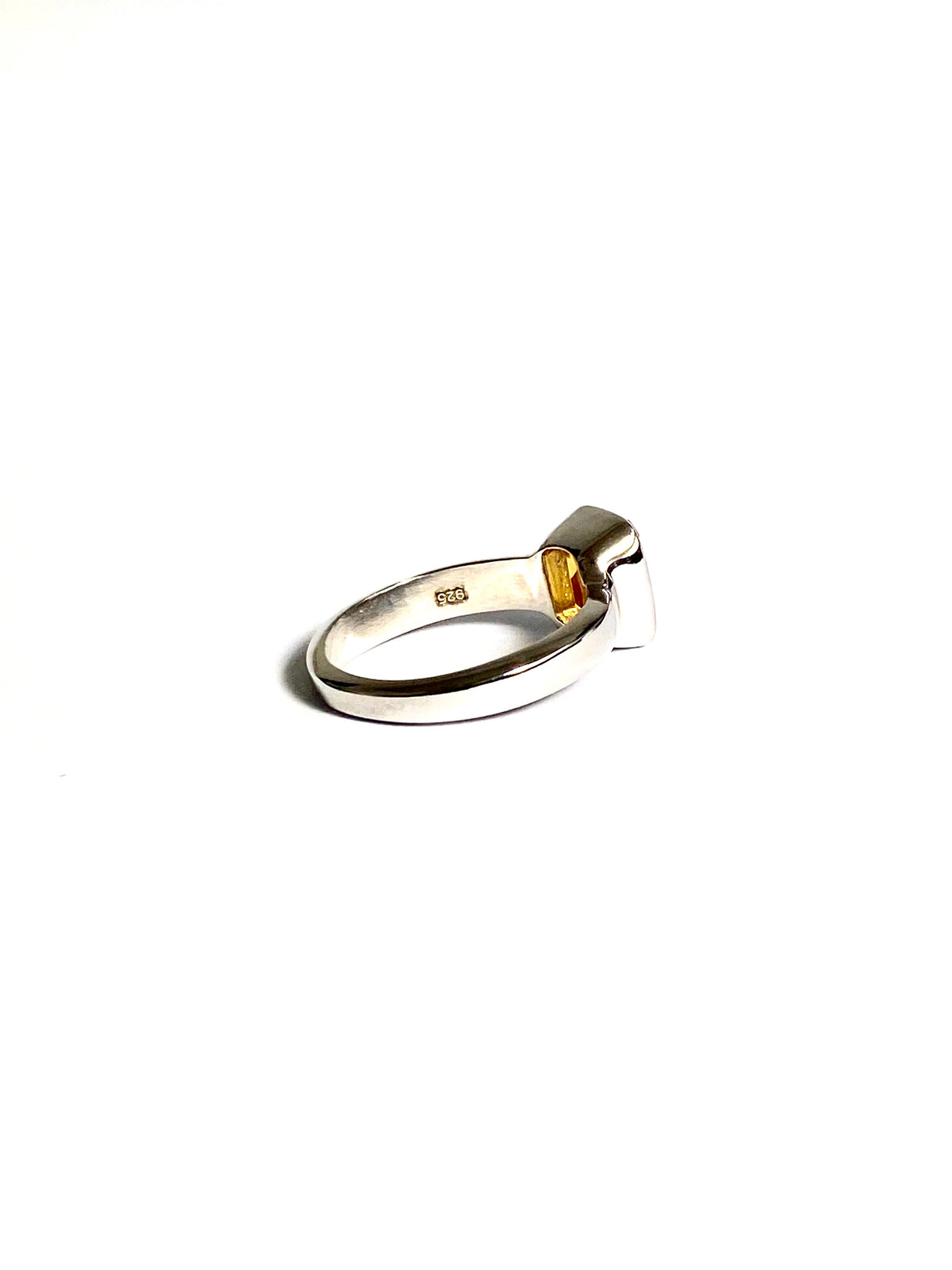 Citrine Ring in Sterling Silver