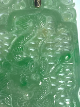9ct Yellow Gold Carved Jadeite Pendant