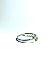 Peridot Ring in Sterling Silver