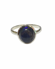 Sterling Silver Semi Black Opal Ring Assortment