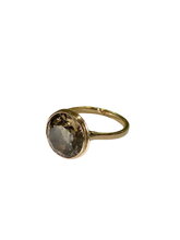 9ct Yellow Gold 5ct Smokey Quartz Ring