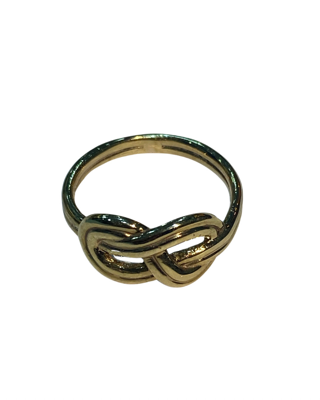 9ct Yellow Gold Infinity Knot Ring